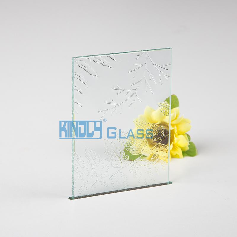 Clear Fernlite  Patterned Glass